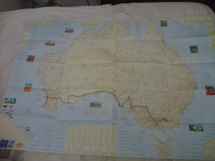 Oops. Your device is too primitive to view my map of Australia. Maybe it's time for an upgrade?